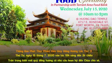 Photo of FOOD GIVEAWAY – THÔNG BÁO PHÁT THỰC PHẨM ĐẾN QUÝ ĐỒNG HƯƠNG